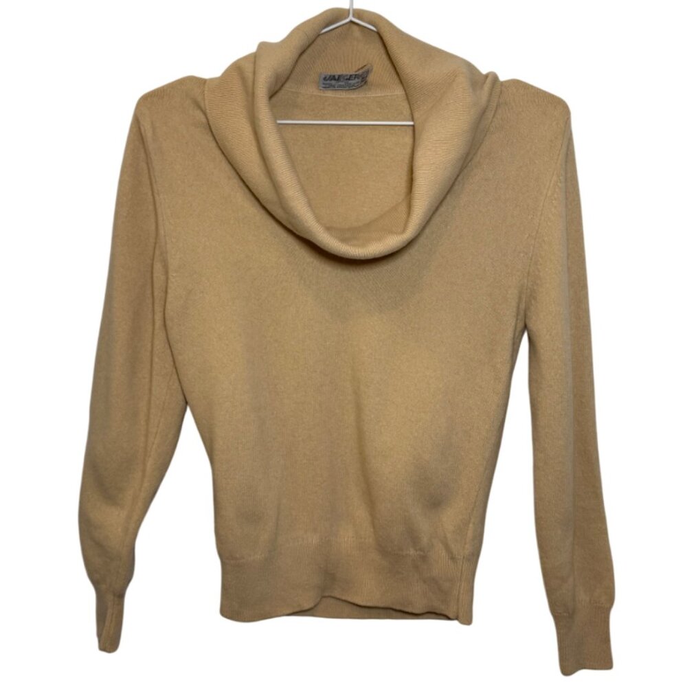 Jaeger pullover sweater yellow women's size S